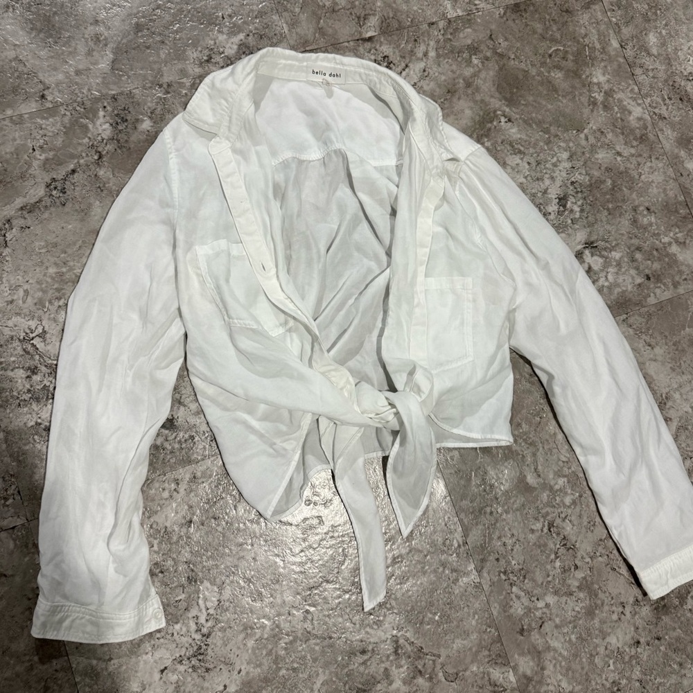 Bella Dahl Ivory Button-Up Shirt